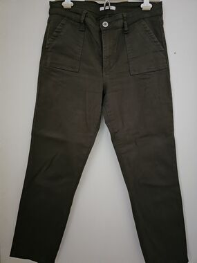 STS Blue, Womens Olive Green Ankle Pants